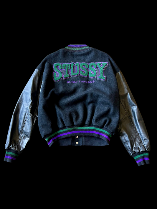 1990s Stussy Varsity Jacket