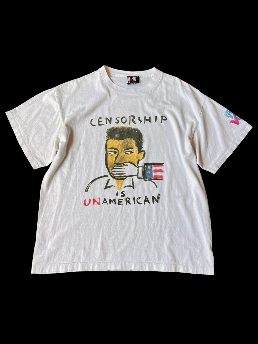 1990s Censorship Un-American T-Shirt