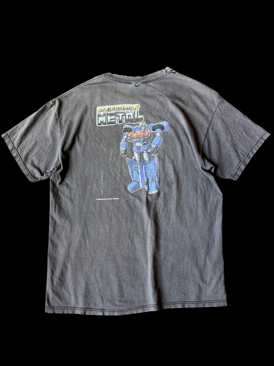 1990s/2000s Anime Dyecast Metal Robot T-Shirt